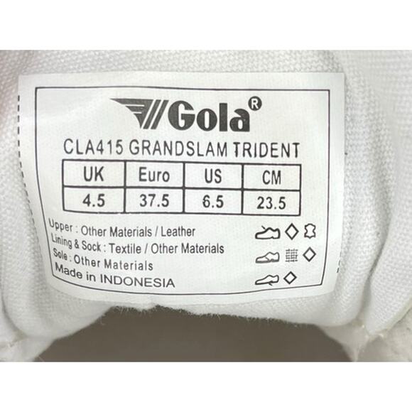 Womens Gola Classics Grandslam Trident Sneakers Size 6.5 Tan Red - Picture 6 of 6